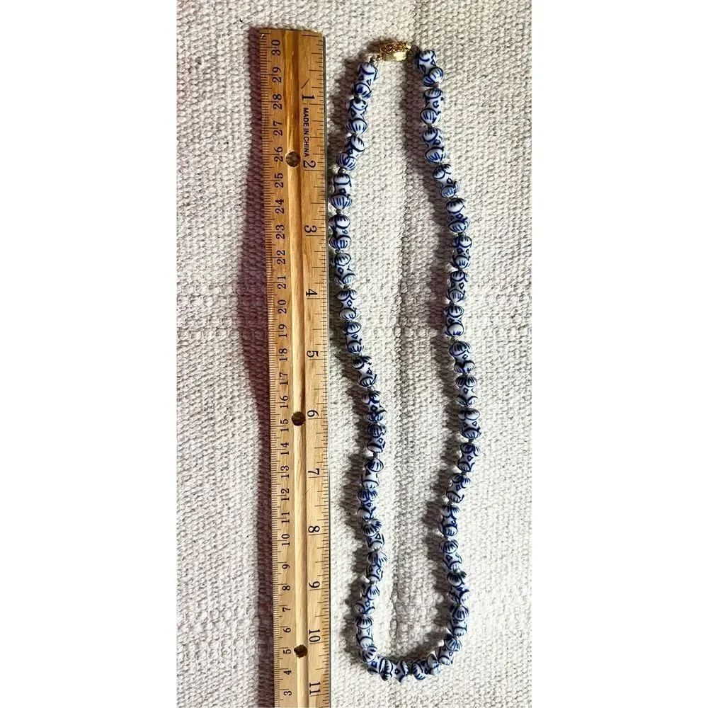 Oriental Glass Beaded Necklace